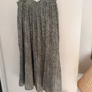 Zeagoo Women's Midi Skirt High Waisted Pleated A-Line Swing Skirts